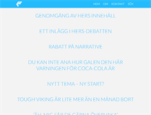 Tablet Screenshot of kristofferforsgren.se